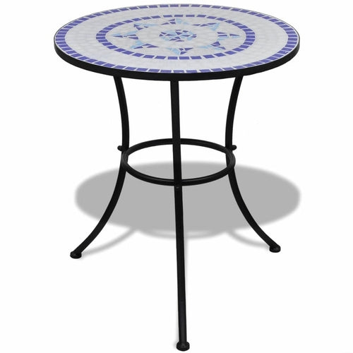 Mosaic Bistro Table Terracotta 23.6" Ceramic
