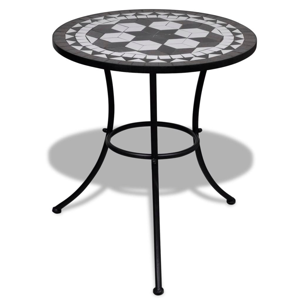 Mosaic Bistro Table Terracotta 23.6" Ceramic