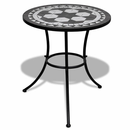 Mosaic Bistro Table Terracotta 23.6" Ceramic