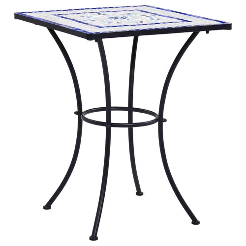 Mosaic Bistro Table Terracotta 23.6" Ceramic