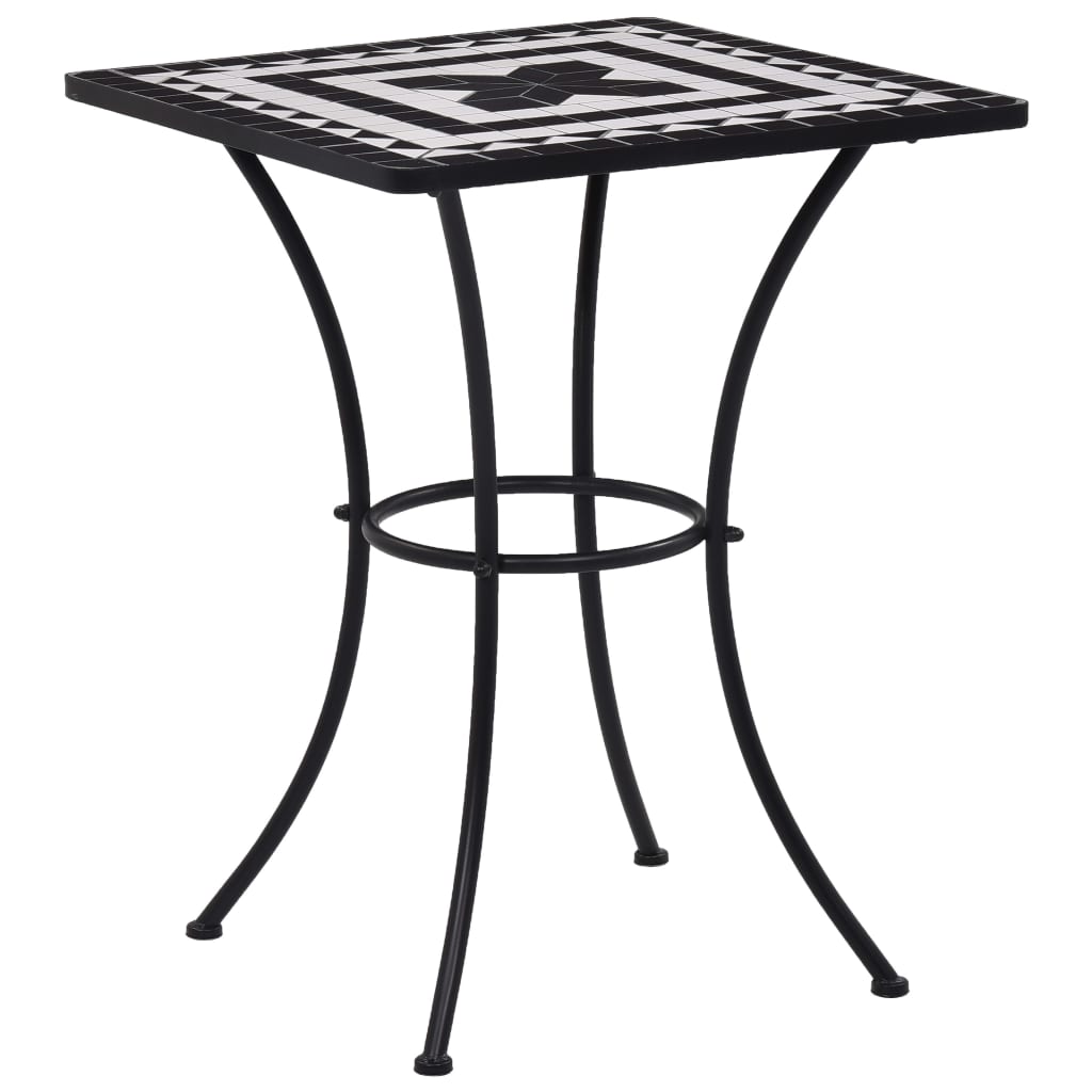 Mosaic Bistro Table Terracotta 23.6" Ceramic