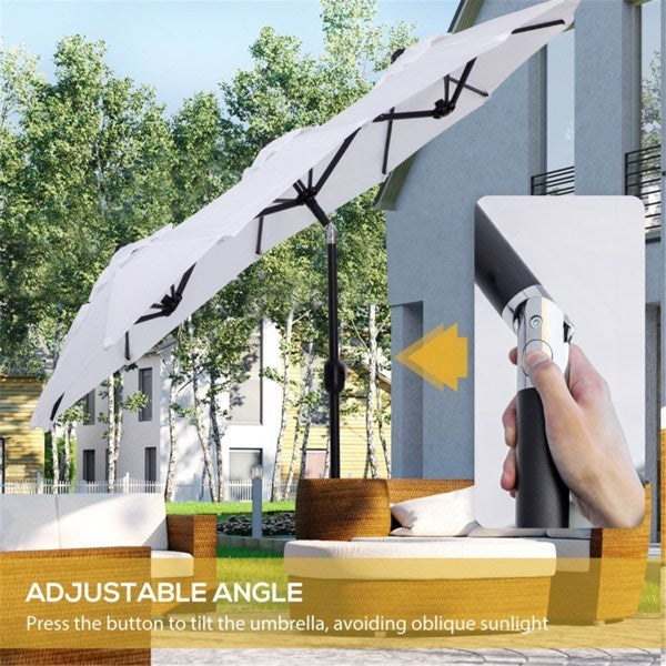 Outdoor beach umbrella /Double-sided Umbrella (Swiship-Ship)(Prohibited by WalMart)