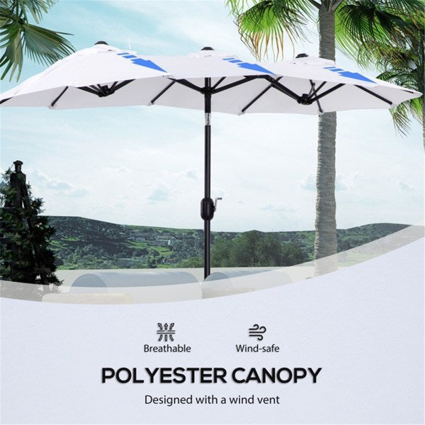 Outdoor beach umbrella /Double-sided Umbrella (Swiship-Ship)(Prohibited by WalMart)