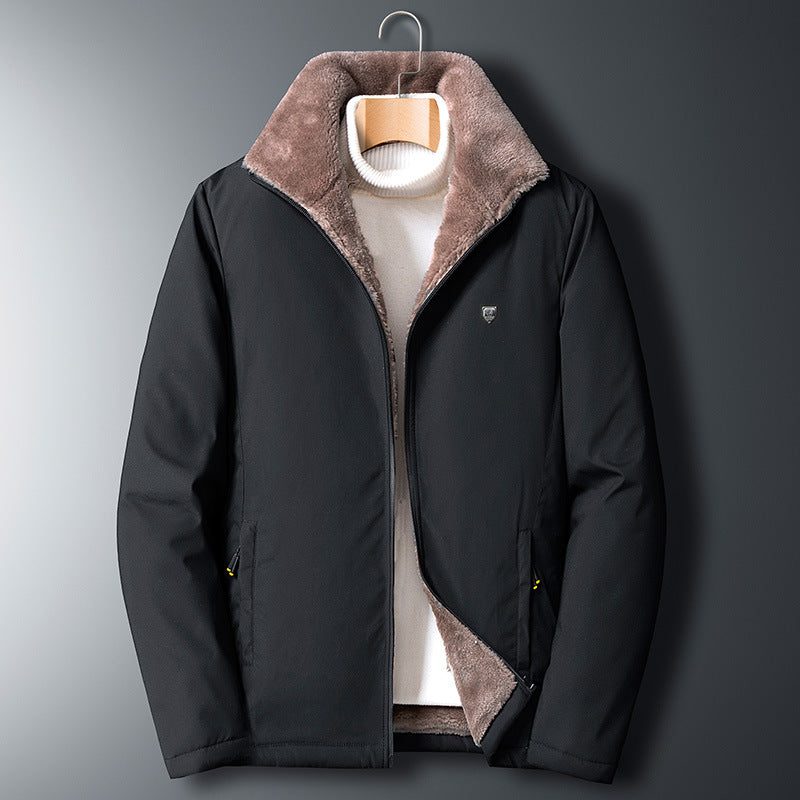 Aulemen Men Winter Jacket Windproof Warm Coat Men's Casual Men Autumn Brand Outwear New Fashion Outdoor Thick Fleece Jacket Man