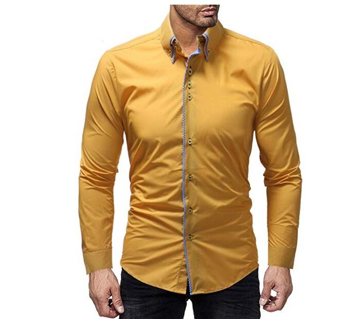 Black Long Sleeve Business Casual Shirts