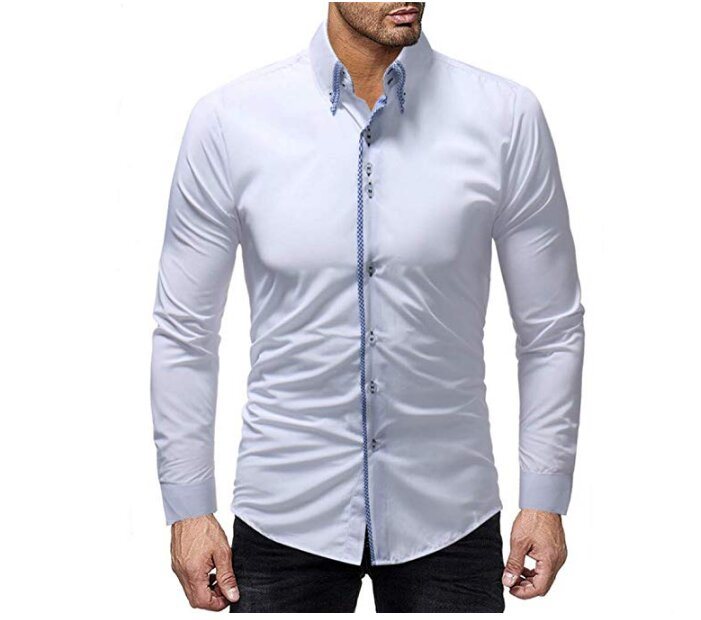 Black Long Sleeve Business Casual Shirts
