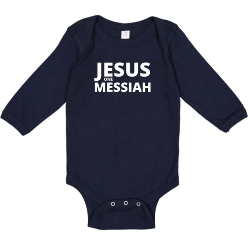 Infant Long Sleeve Graphic T-shirt, Jesus One Messiah