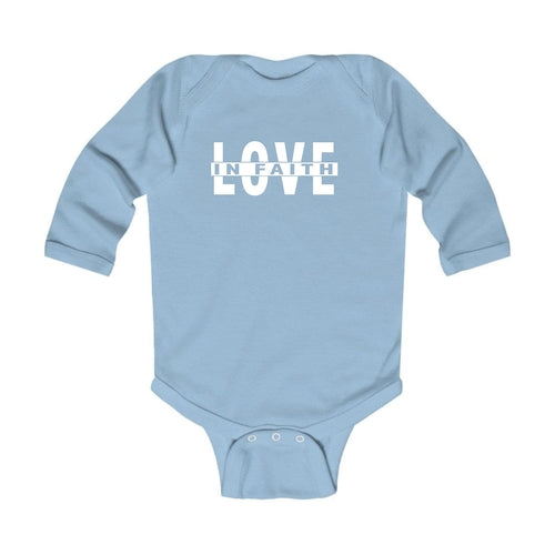 Infant Long Sleeve Graphic T-shirt, Love In Faith