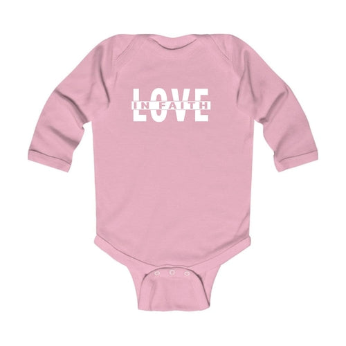 Infant Long Sleeve Graphic T-shirt, Love In Faith