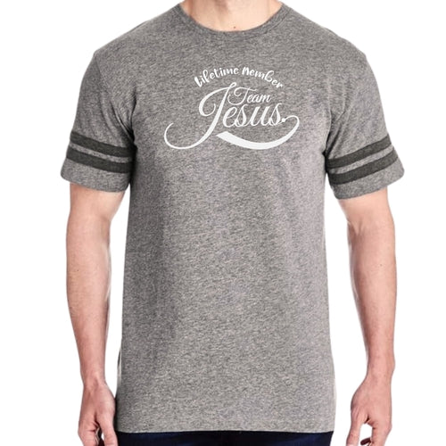 Mens Vintage Sport Graphic T-shirt Lifetime Member Team Jesus