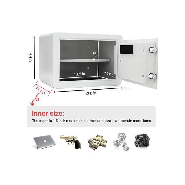 SafeSafe BoxSecurity SafeDigital SafePersonal SafeLock Box SafeSteel Safety Box for HomeElectronic Keypad Small Safe 1Cubit Feet