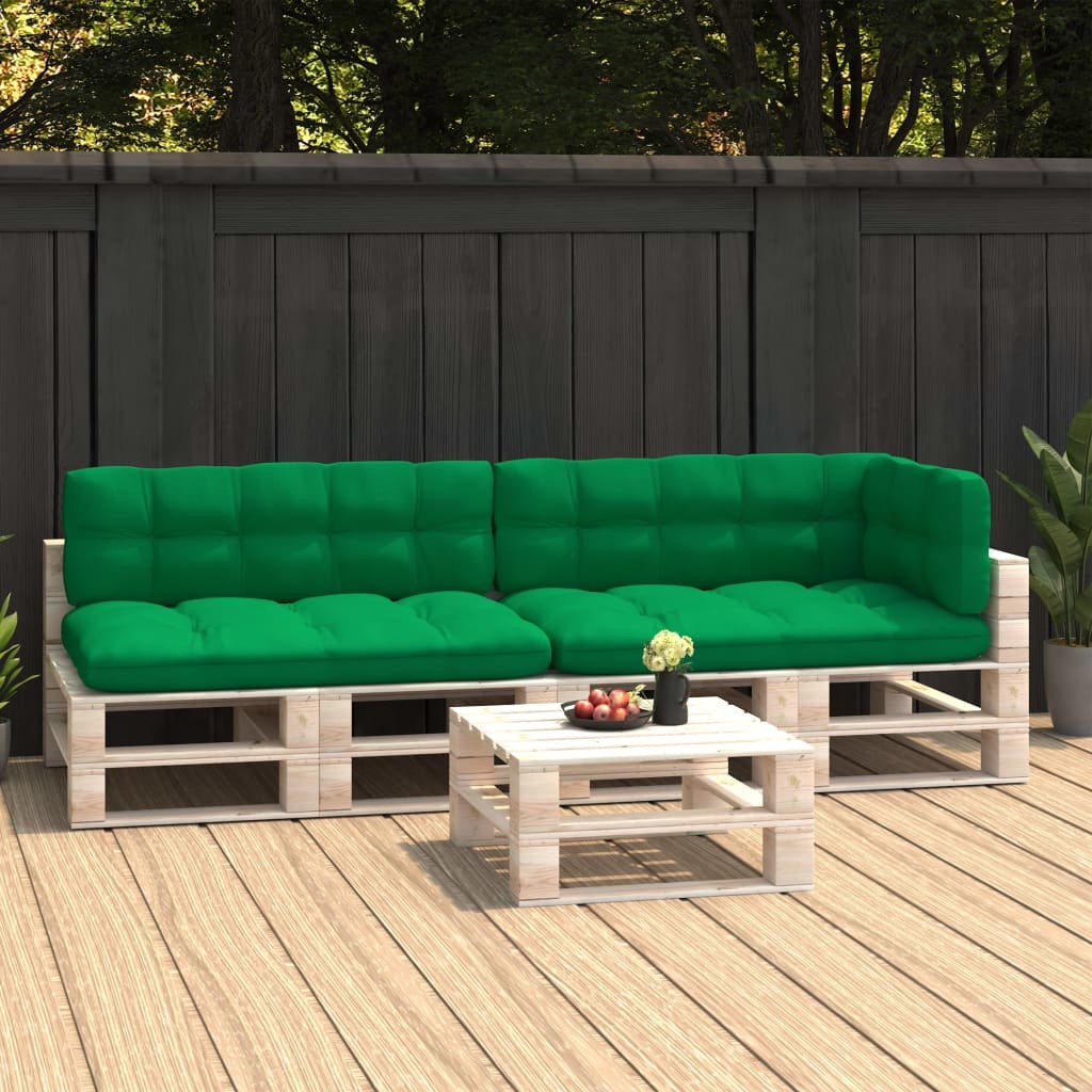 Pallet Sofa Cushions 5 Pcs Green - Green