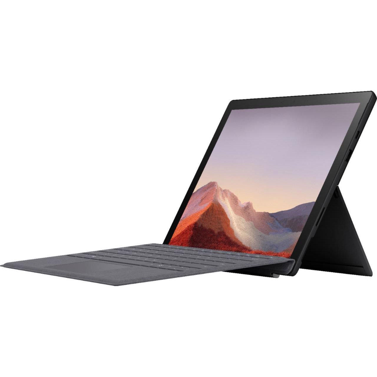 Microsoft - Surface Pro 7 - 12.3" Touch Screen - Intel Core i5 - 8GB Memory - 256GB SSD - Device Only (Latest Model) - Matte Black (PUV-00016)