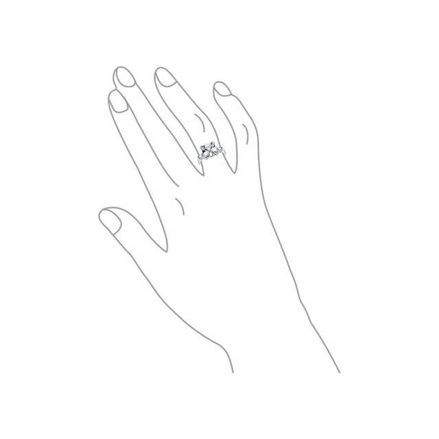Simple 5CT Square Asscher Cut AAA CZ Side Baguette Solitaire Engagement Ring Thin Band 925 Sterling Silver For Women