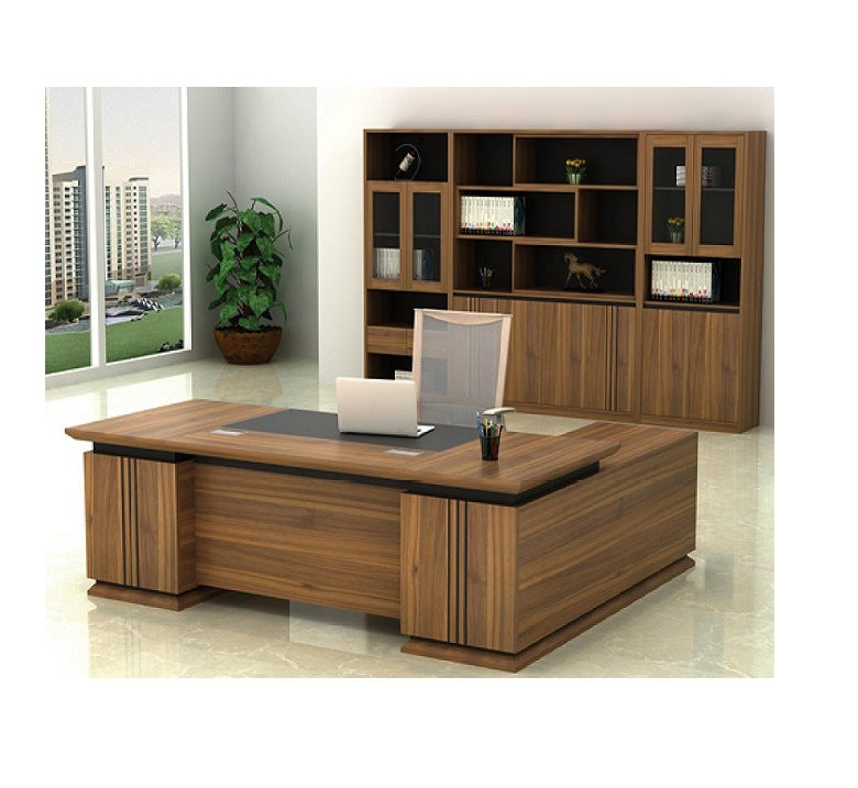 Good Quality L Shape Complete Wooden Executive Desk Office Desk for Manager