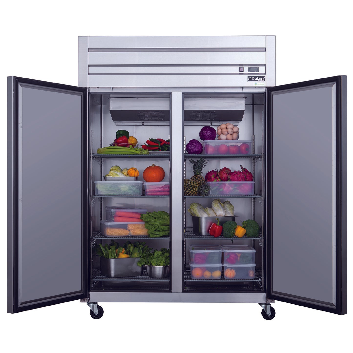 40.7 cu.ft. Commercial Upright Reach-in Refrigerator with 2 doors made by Stainless Steel