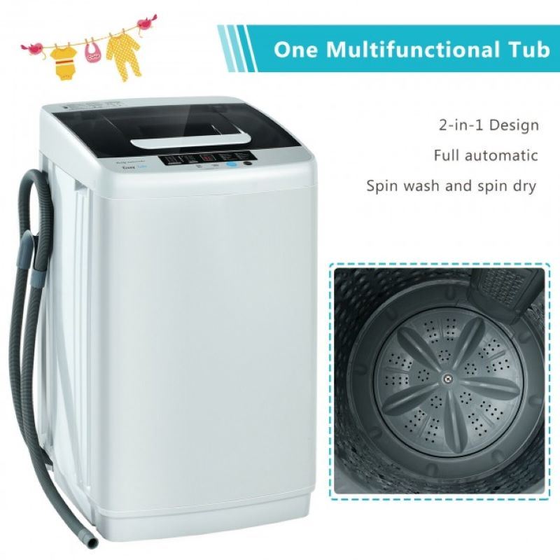 Portable Full-Automatic 10 programs Laundry Washing Machine