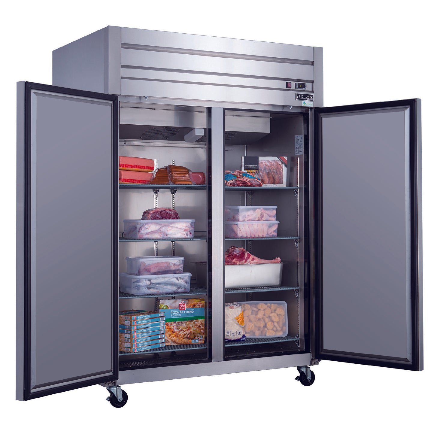 40.7 cu.ft. Commercial Upright Reach-in Refrigerator with 2 doors made by Stainless Steel