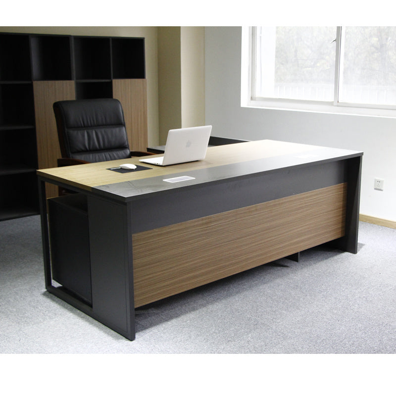 Factory Direct Sale Custom Personal Design Executive Office Furniture Executive CEO Manager Solid Wood Office Desk