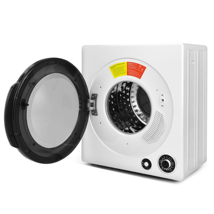 Compact Electric Tumble Laundry Dryer with Stainless Steel Tub