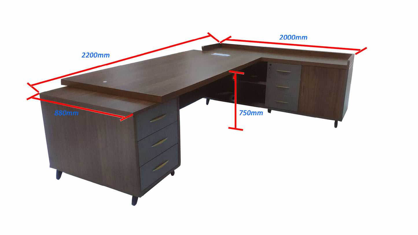 Office Furniture Custom-Made L Shaped Office Desk