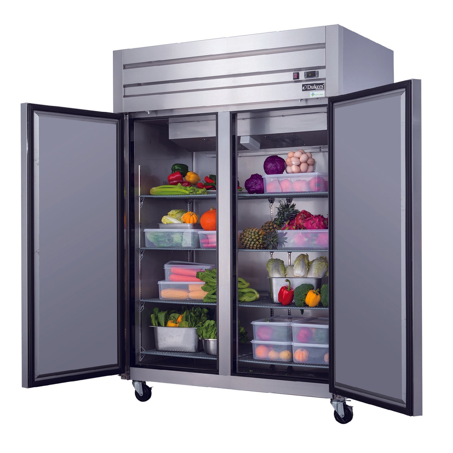 40.7 cu.ft. Commercial Upright Reach-in Refrigerator with 2 doors made by Stainless Steel