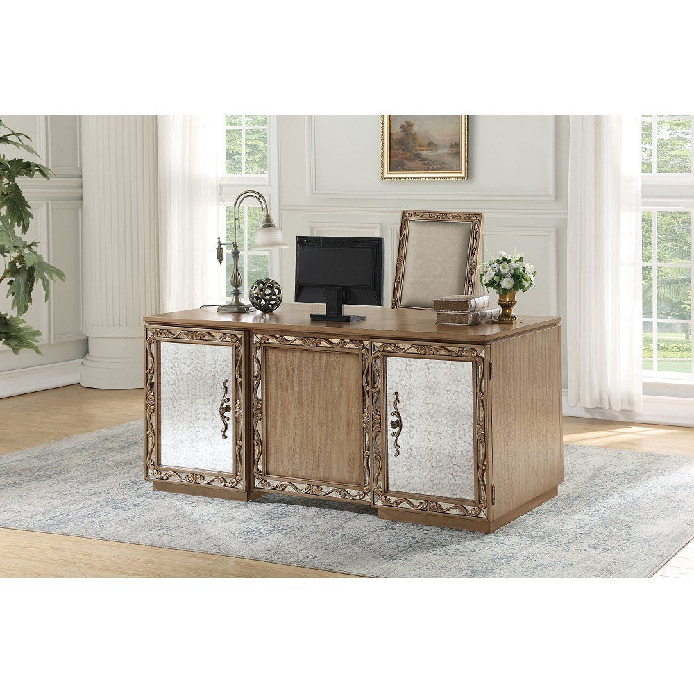 Orianne Desk in Antique Gold XH