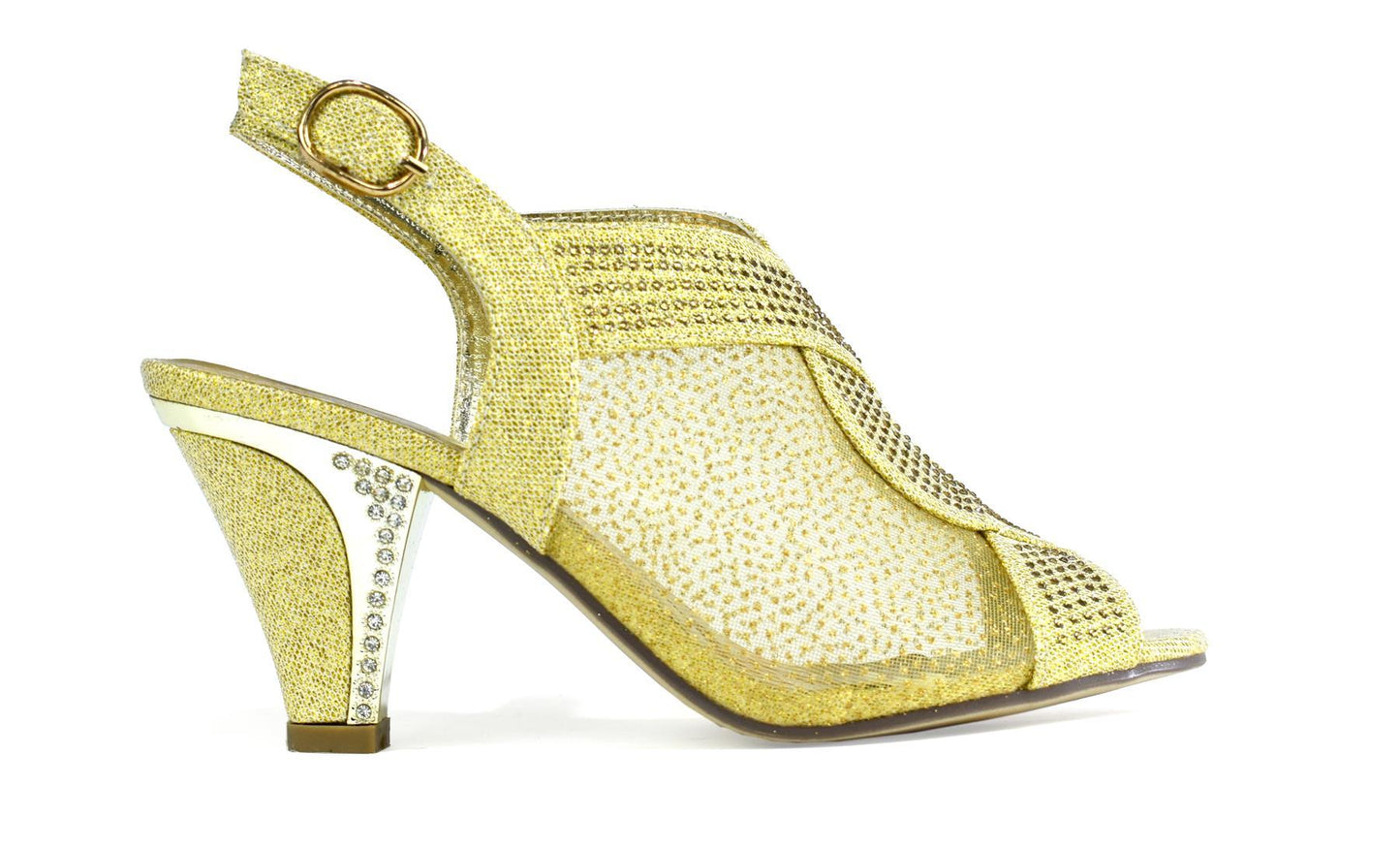 Maxine Net Heel Gold