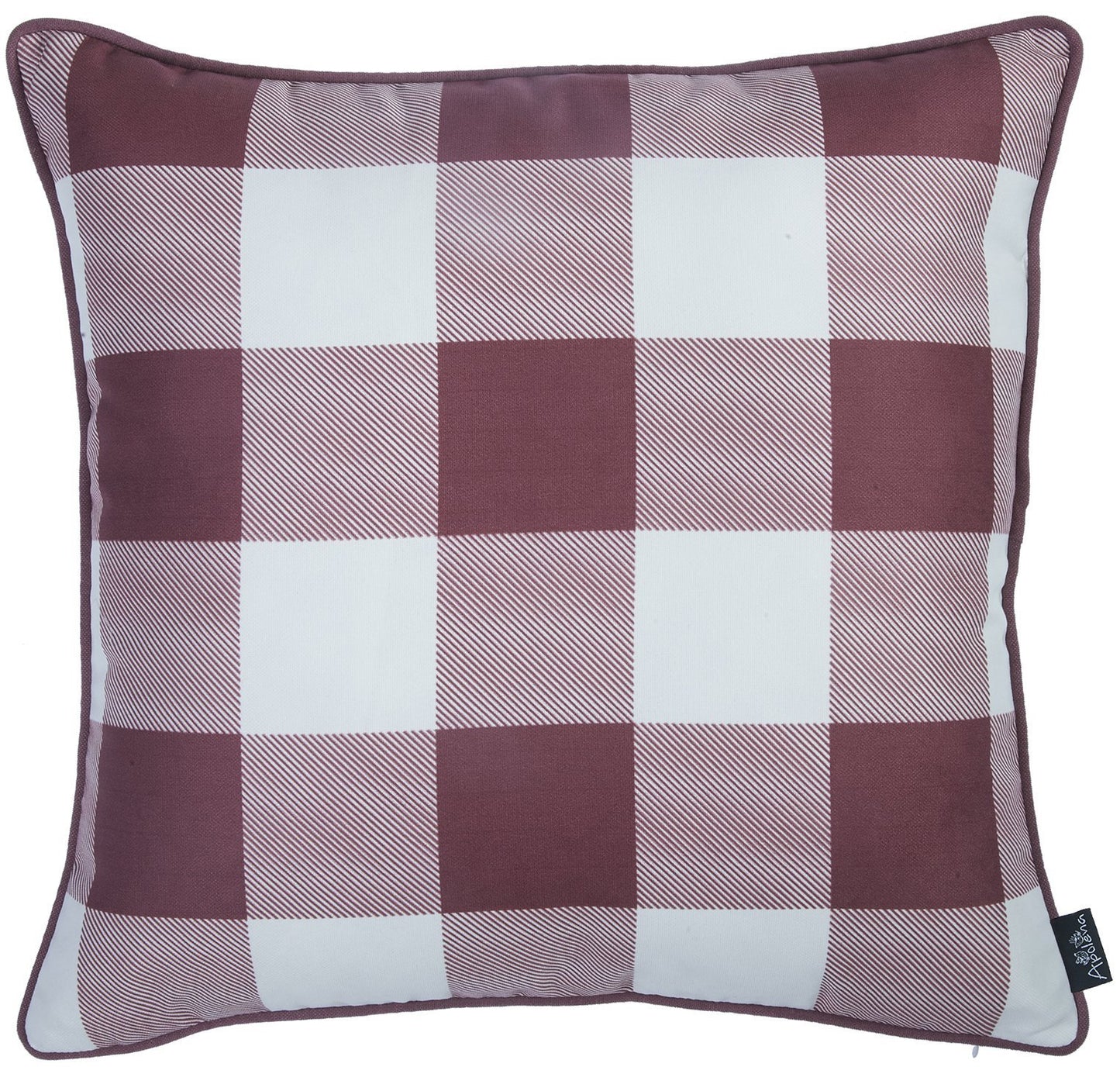 Set of 2 18inches Fall Thanksgiving Gingham Throw Pillow Cover