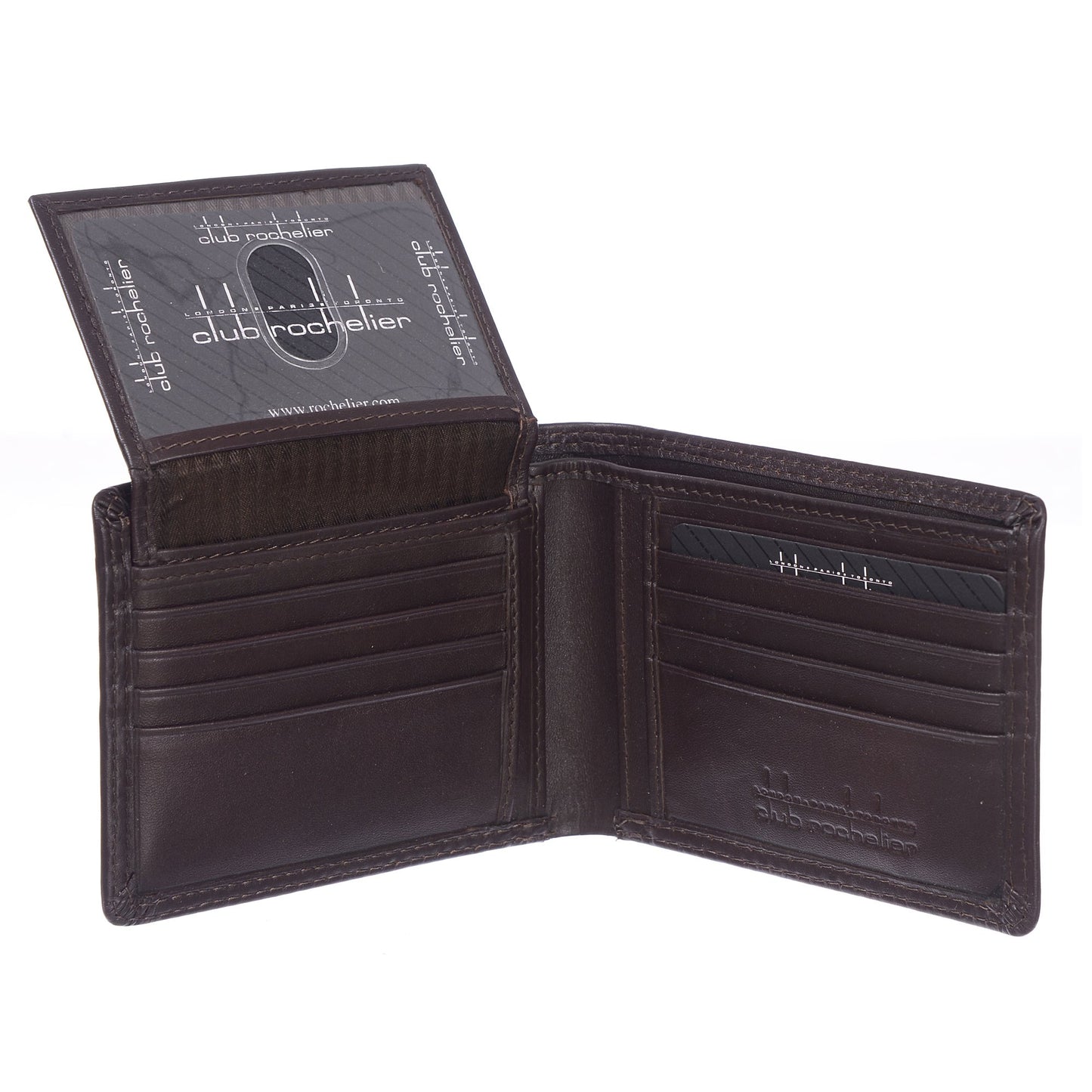 Men's Wallet with Removable Flap