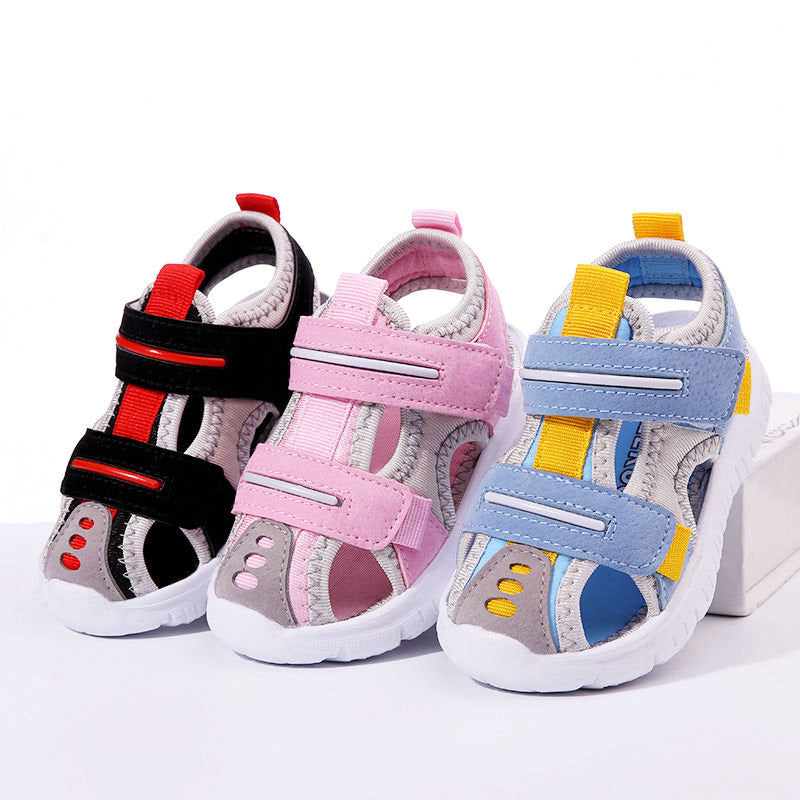 Children Sandals Boys Girls Beach Shoes Soft Lightweight Closed-Toe Outdoor Kids Toddler Sandasl for Baby Shoes Summer