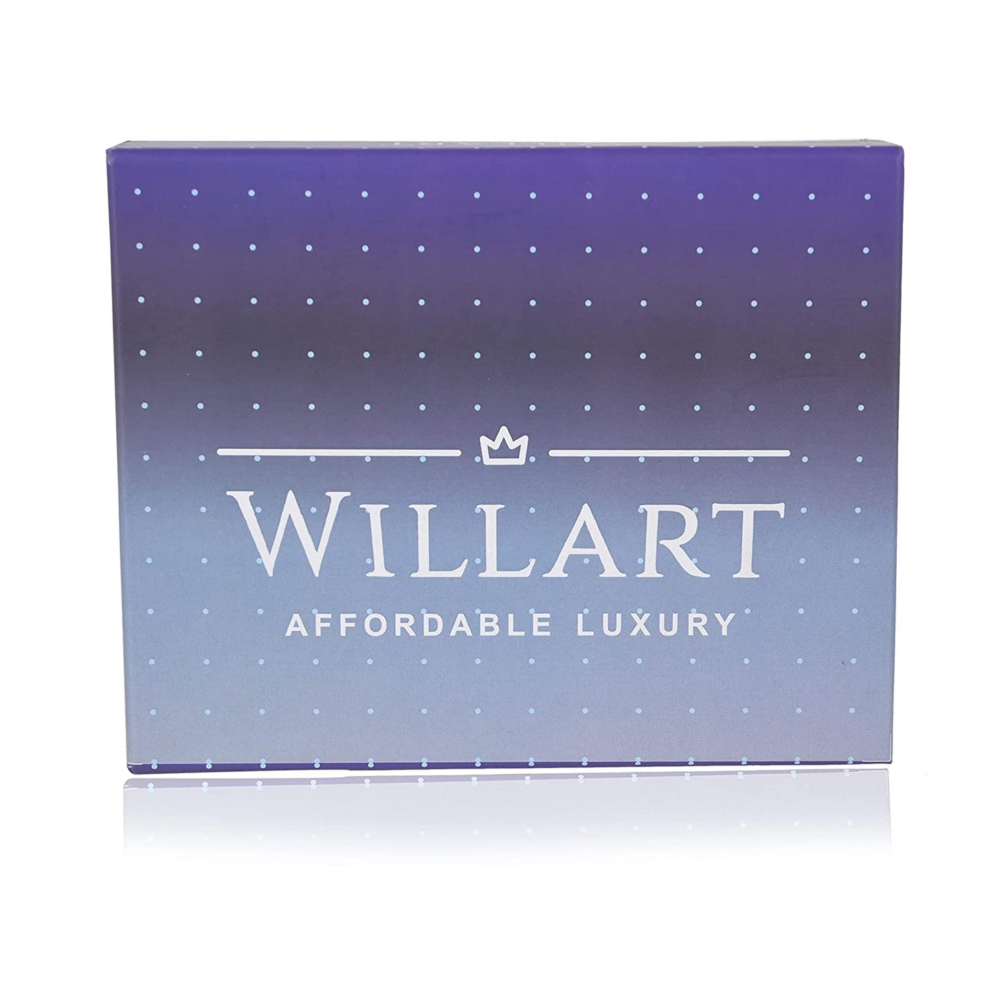 WILLART Mens RFID Trifold Wallet | Leather Wallets For Men | RFID