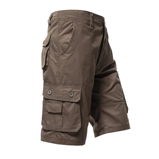 Mens Casual Cargo Shorts with Side Pockets
