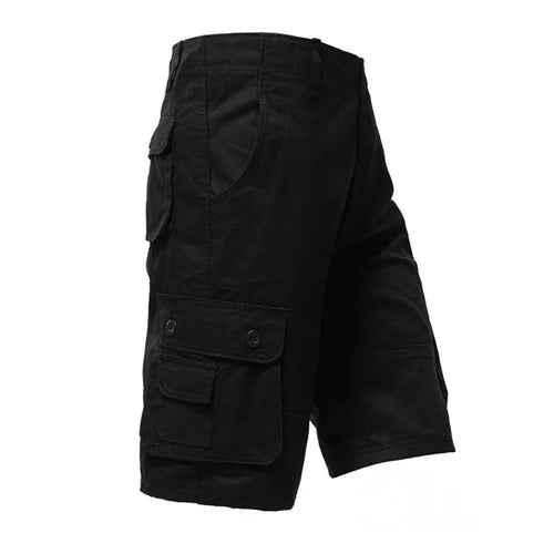 Mens Casual Cargo Shorts with Side Pockets