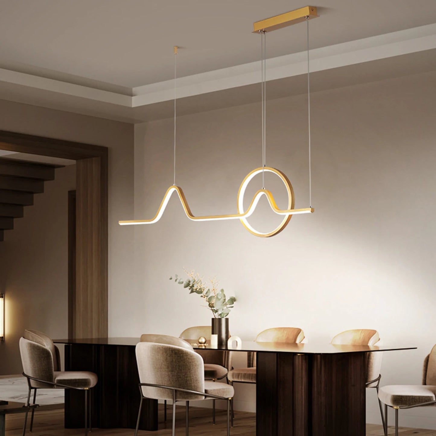 Modern LED Chandelier Ceiling Light Pendant Hanging Lamp Dining Room