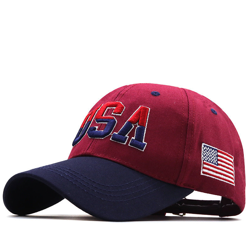 USA Flag Baseball Cap For Men Women Cotton Snapback Hat Unisex America Embroidery Hip Hop Caps Gorras Pet