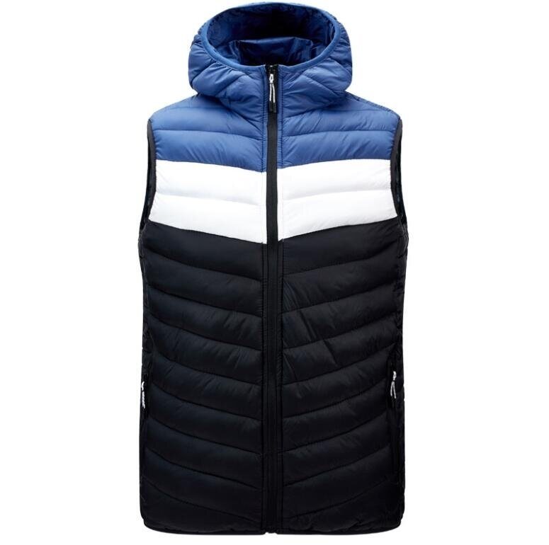 Men's Sleeveless Hooded Cotton Coat