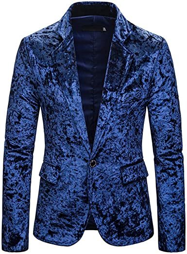 Men's Printed Suit Jacket Stylish Floral Dress Coat Slim Fit Blazer Wedding Dinner Party Tuxedo Jacket