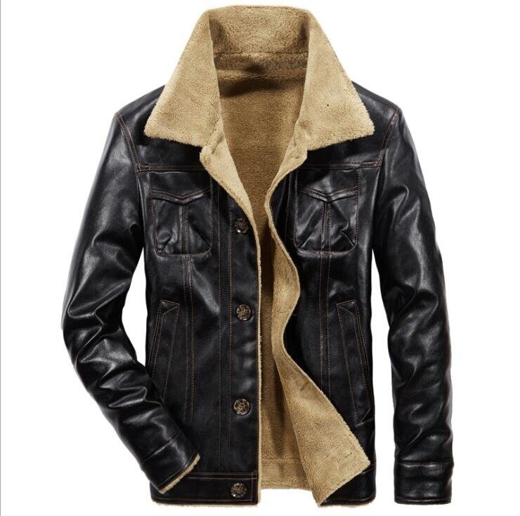 Men's Faux Leather Jacket