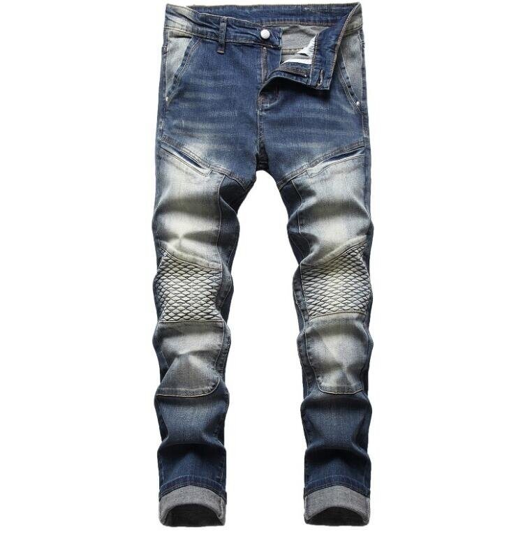 Men Jeans Slim Fit Denim Pants