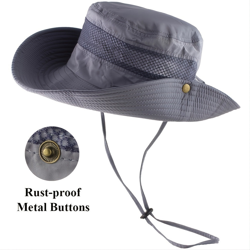 Bucket Hat Summer Men Women Fishing Boonie Hats UV Protection Long Large Wide Brim Hiking Sun Hat Outdoor Cap