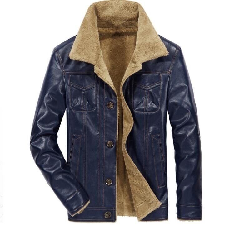 Men's Faux Leather Jacket