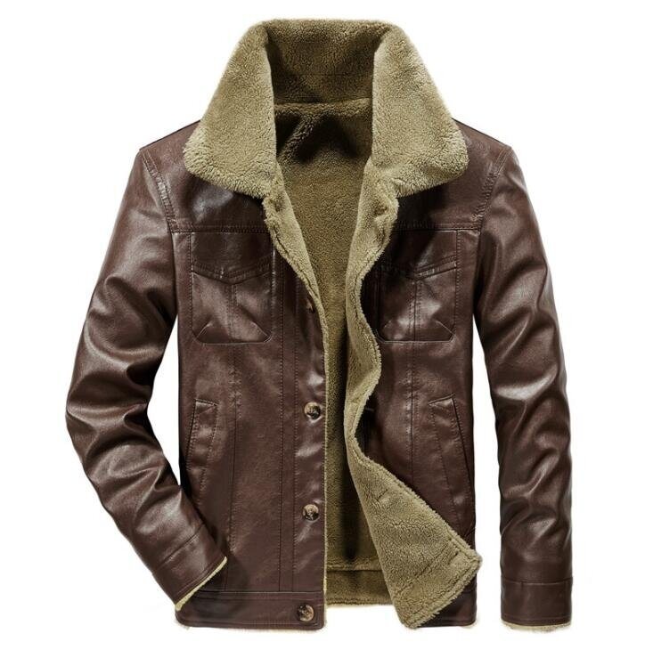 Men's Faux Leather Jacket