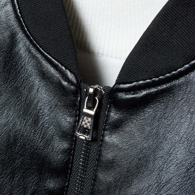 Leather Jacket Men Plus Size Blazer Casual Men's Jackets Motorcycle Wind breaker
