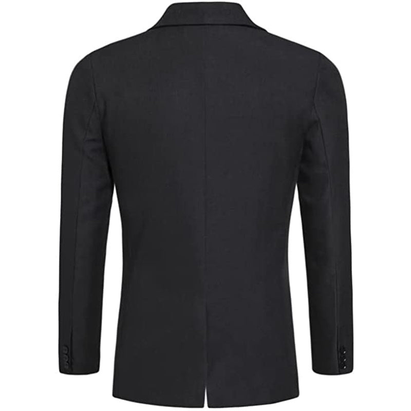 Mens Casual Blazers 1 Button Slim Fit Suit Jackets Lightweight Sport Coats