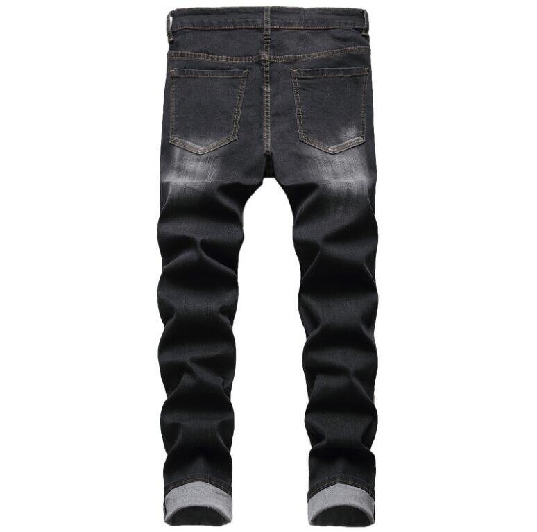 Men Jeans Slim Fit Denim Pants