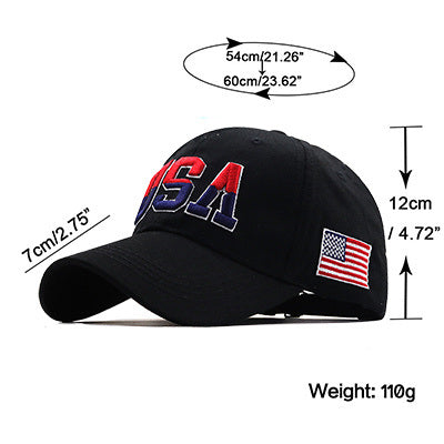 USA Flag Baseball Cap For Men Women Cotton Snapback Hat Unisex America Embroidery Hip Hop Caps Gorras Pet