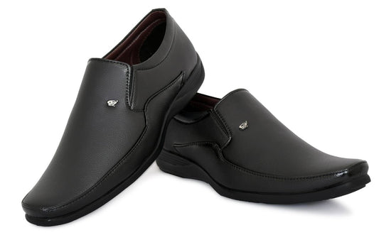Men's Slip on Formal Shoe Black 10UK