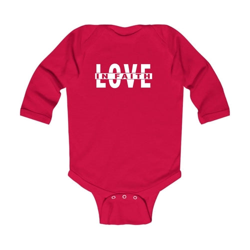 Infant Long Sleeve Graphic T-shirt, Love In Faith