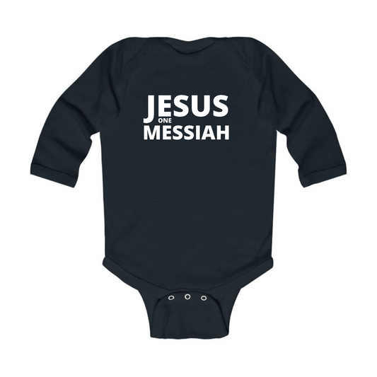Infant Long Sleeve Graphic T-shirt, Jesus One Messiah